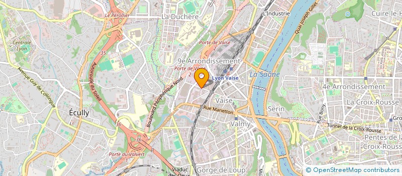 localisation de l'entreprise SCI MPC  LYON