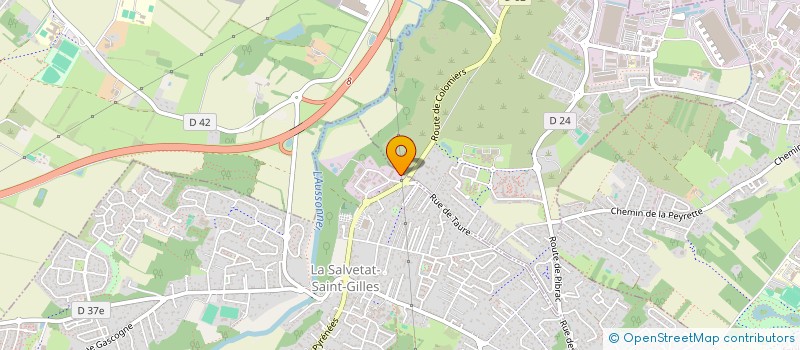 localisation de l'entreprise SCI MPCJ  LA SALVETAT-SAINT-GILLES