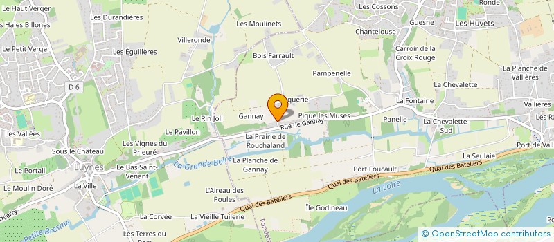 localisation de l'entreprise SCI MPCR à FONDETTES