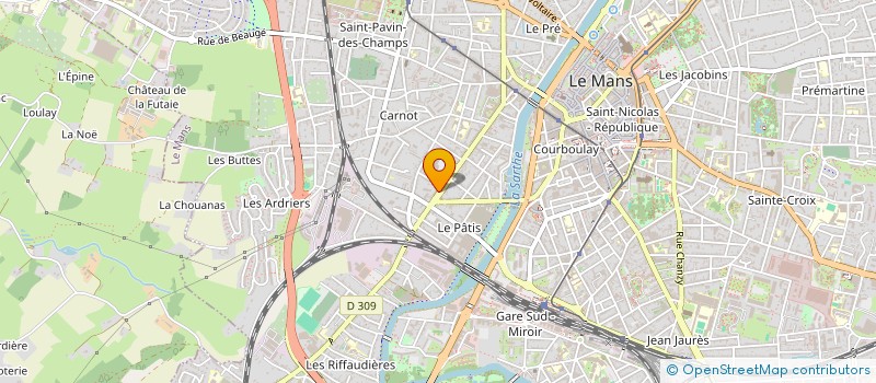 localisation de l'entreprise SCI MPD  LE MANS