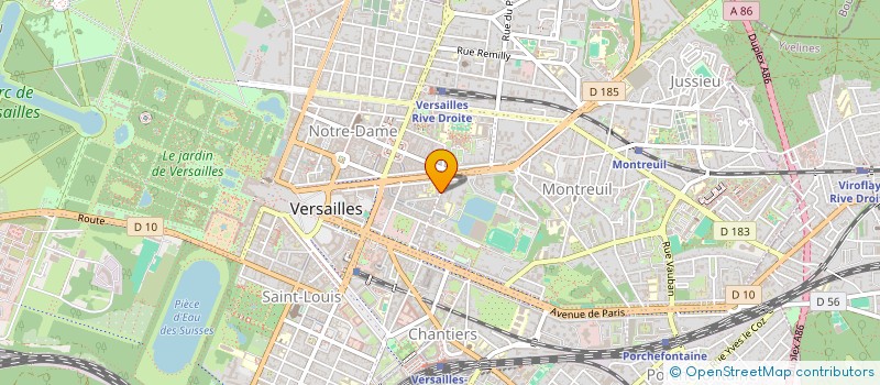 localisation de l'entreprise SCI MPE à VERSAILLES