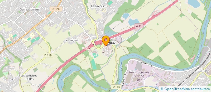 localisation de l'entreprise SCI MPE LAMOTTE  SAINT-ISMIER