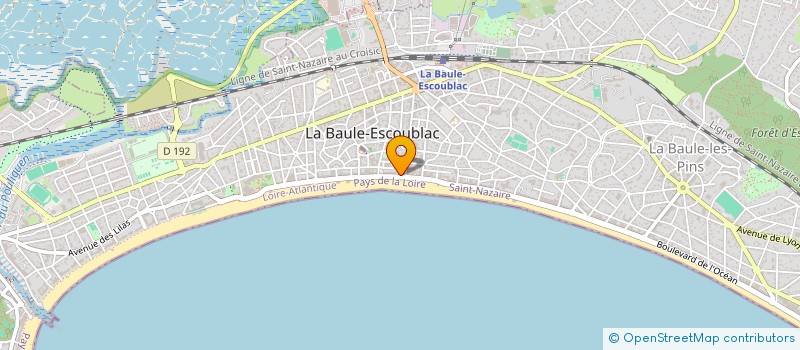 localisation de l'entreprise SCI MPERDRE  LA BAULE-ESCOUBLAC