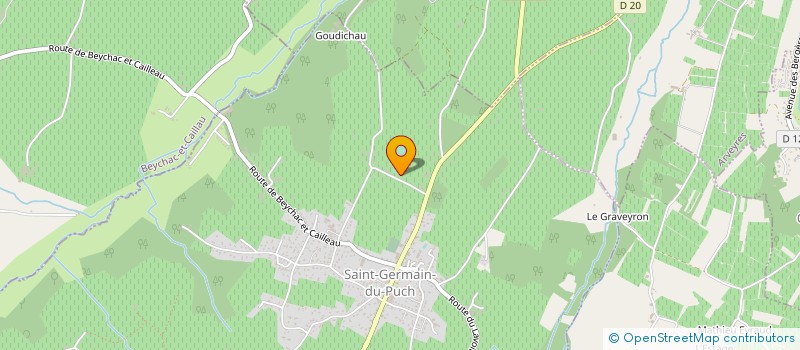 localisation de l'entreprise SCI MPG  NERIGEAN