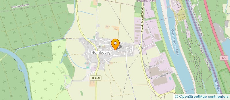 localisation de l'entreprise SCI MPG  HOMBOURG