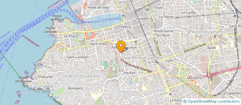 localisation de l'entreprise SCI MPG  MARSEILLE