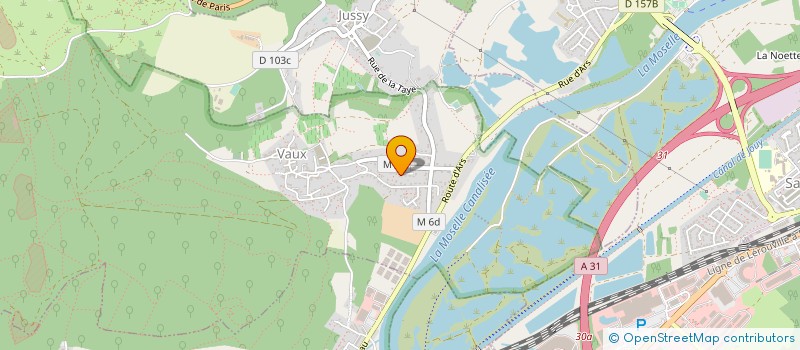 localisation de l'entreprise SCI MPG II  VAUX