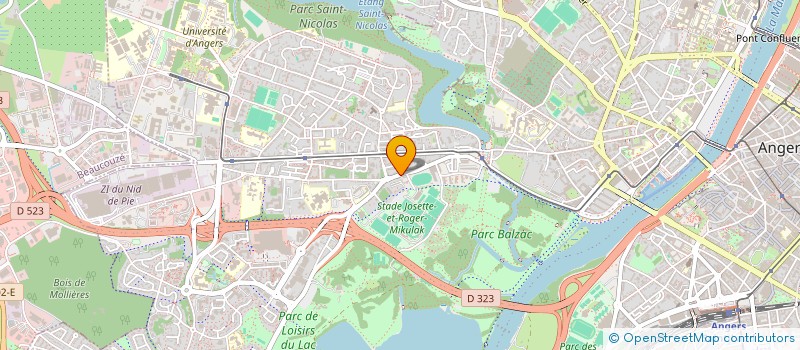 localisation de l'entreprise SCI MPG4 à ANGERS