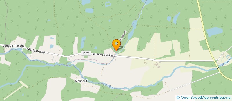 localisation de l'entreprise SCI MPGA  LA FERTE-IMBAULT