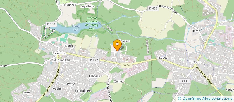 localisation de l'entreprise SCI MPGC  SEIGNOSSE