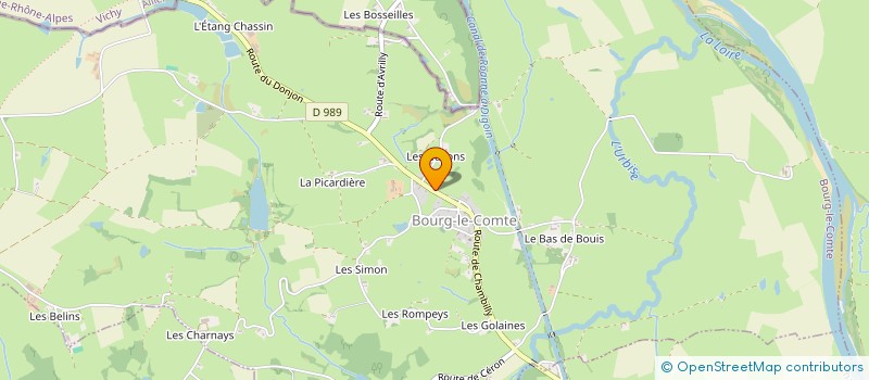 localisation de l'entreprise SCI MPGT  BOURG-LE-COMTE