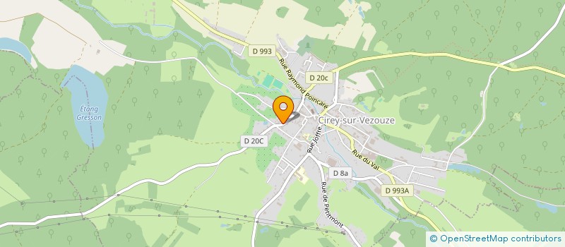 localisation de l'entreprise SCI MPH  CIREY-SUR-VEZOUZE