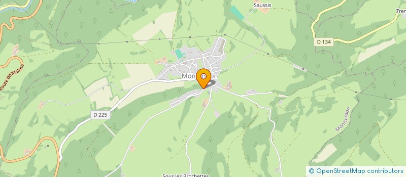 localisation de l'entreprise SCI MPH  MONTANDON