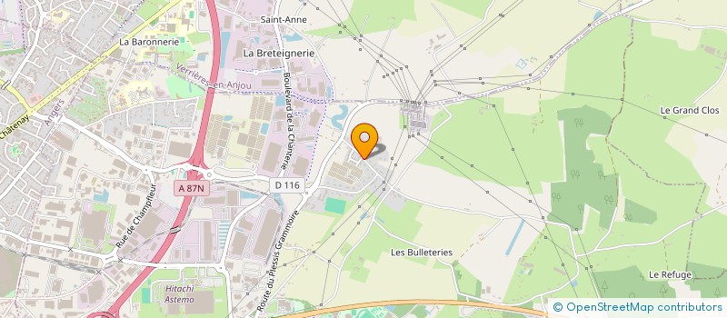 localisation de l'entreprise SCI MPH MONGAZON  SAINT-BARTHELEMY-D'ANJOU