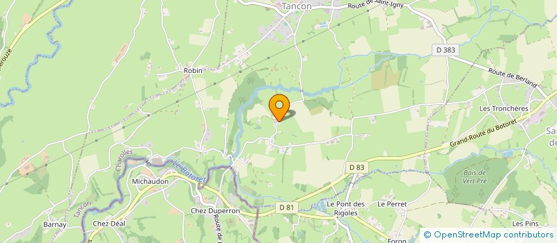 localisation de l'entreprise SCI MPHIDEL  TANCON