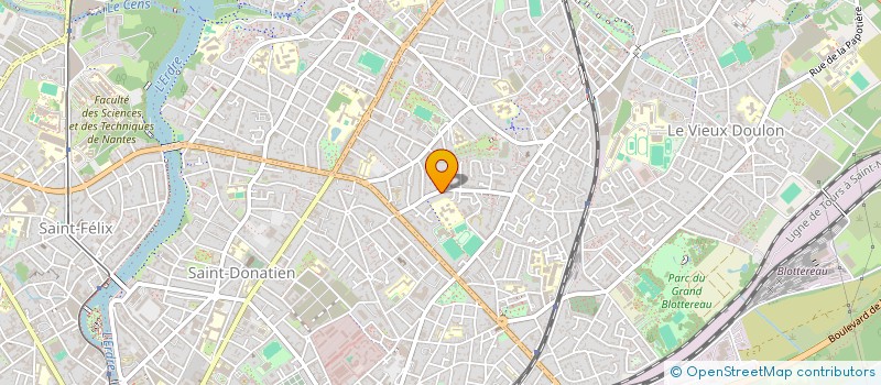 localisation de l'entreprise SCI MPI à NANTES