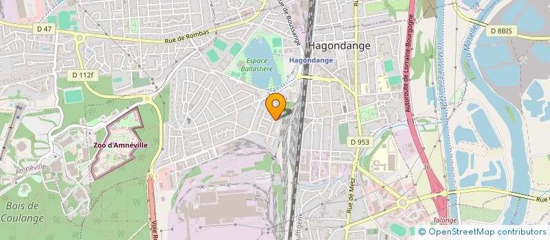 localisation de l'entreprise SCI MPI à HAGONDANGE