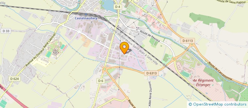 localisation de l'entreprise SCI MPJ  CASTELNAUDARY