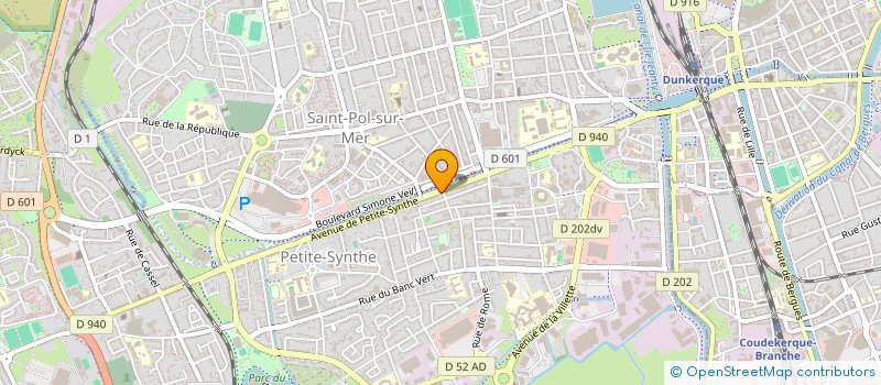 localisation de l'entreprise SCI MPJ 592 à DUNKERQUE