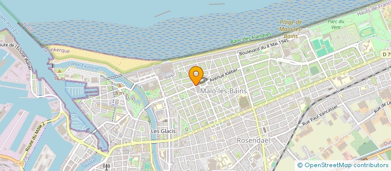 localisation de l'entreprise SCI MPJ 593 à DUNKERQUE