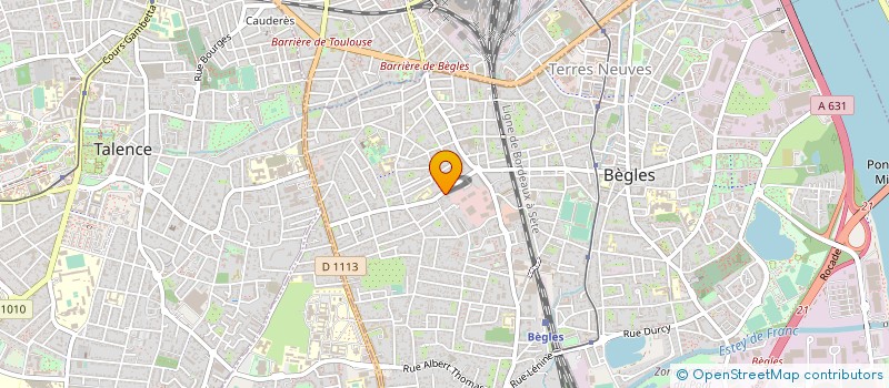 localisation de l'entreprise SCI MPJQMM à BEGLES