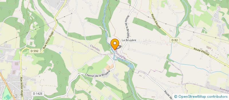 localisation de l'entreprise SCI MPKJ à ROMAGNIEU