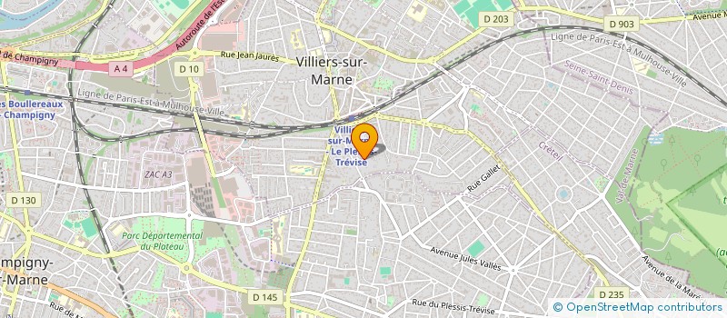 localisation de l'entreprise SCI MPKM  VILLIERS-SUR-MARNE