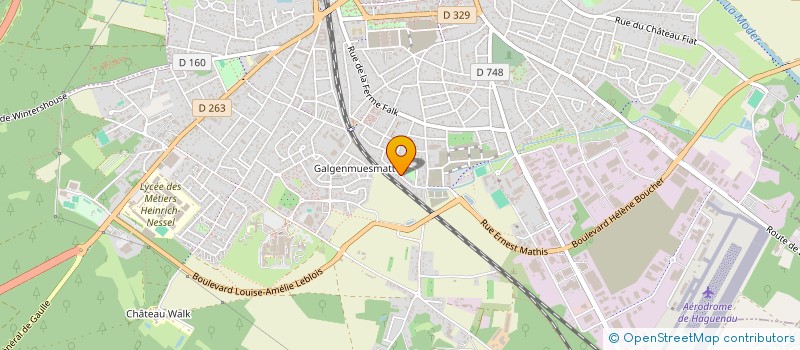 localisation de l'entreprise SCI MPL  HAGUENAU