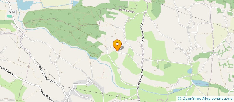 localisation de l'entreprise SCI MPM  ROCHETOIRIN