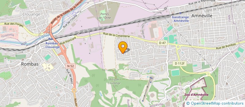 localisation de l'entreprise SCI MPM  AMNEVILLE