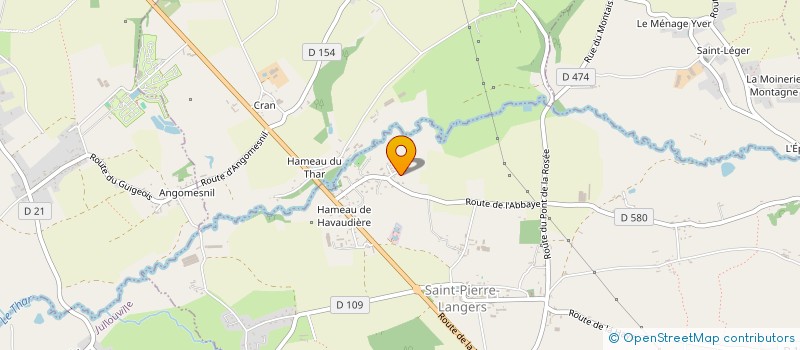 localisation de l'entreprise SCI MPM  SAINT-PIERRE-LANGERS