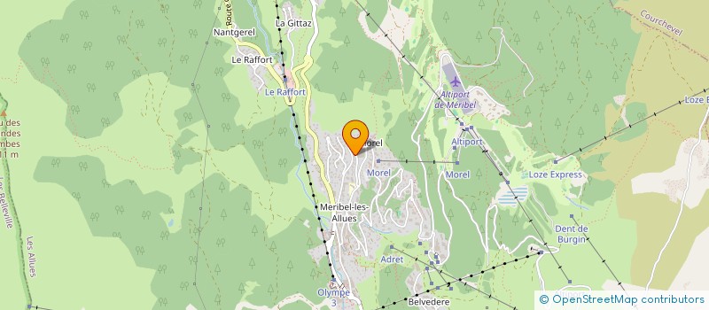 localisation de l'entreprise SCI MPM à LES ALLUES