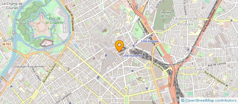 localisation de l'entreprise SCI MPM COUROUBLE à LILLE