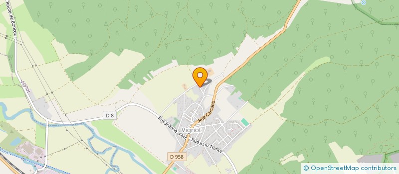 localisation de l'entreprise SCI MPMG à VIGNOT