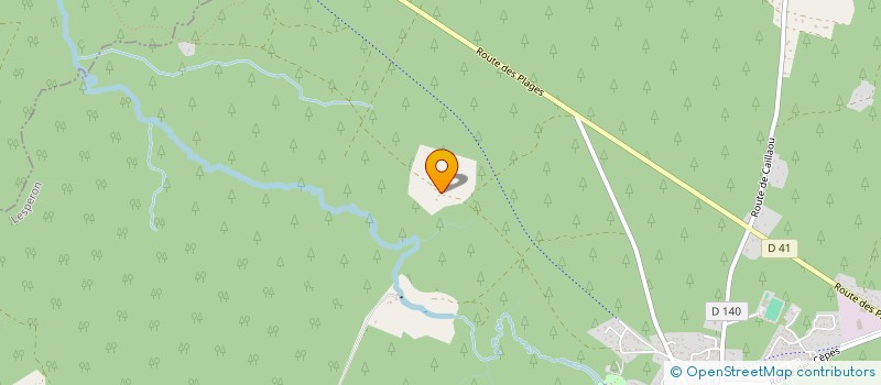 localisation de l'entreprise SCI MPP  LESPERON