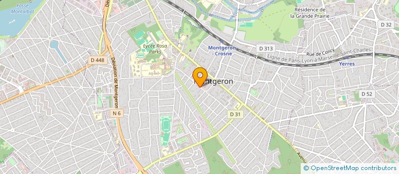 localisation de l'entreprise SCI MPPLMA à MONTGERON