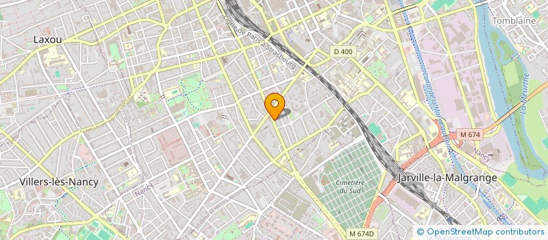 localisation de l'entreprise SCI MPPMJ 54  NANCY