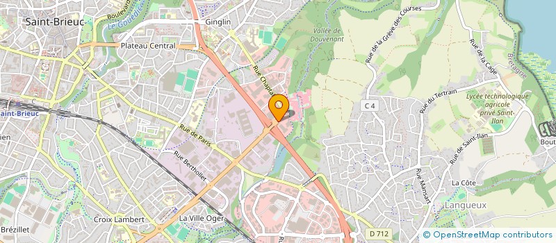 localisation de l'entreprise SCI MPR 3  TREGUEUX