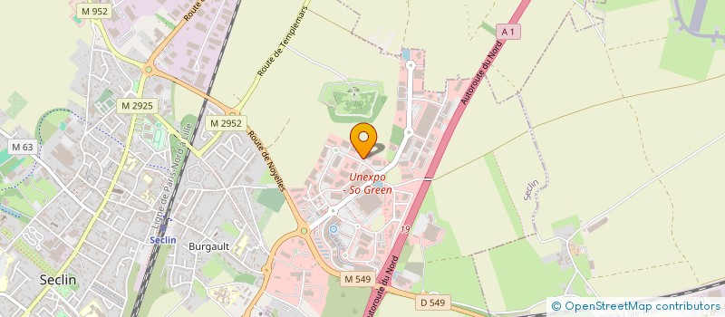 localisation de l'entreprise SCI MPR  SECLIN