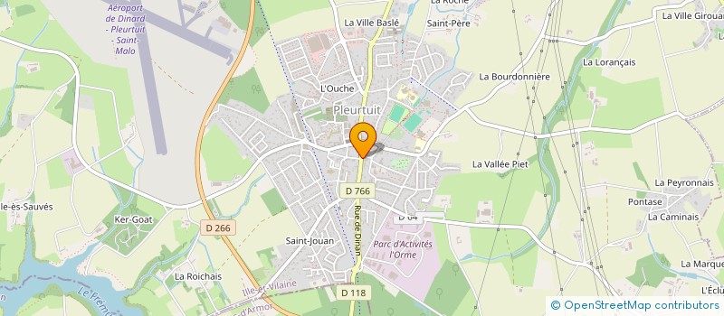 localisation de l'entreprise SCI MPR  PLEURTUIT