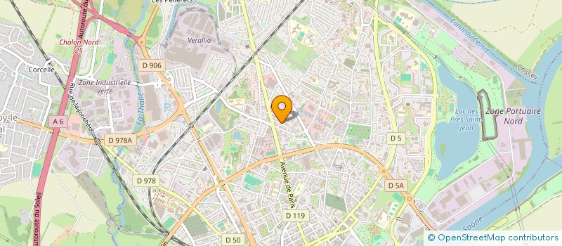 localisation de l'entreprise SCI MPR à CHALON-SUR-SAONE