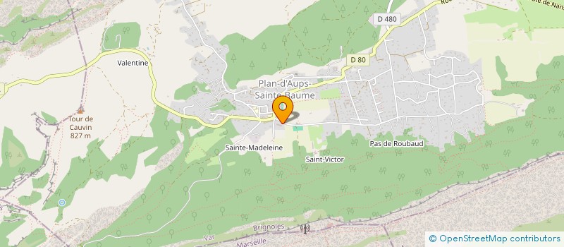 localisation de l'entreprise SCI MPS 3D  PLAN-D'AUPS-SAINTE-BAUME