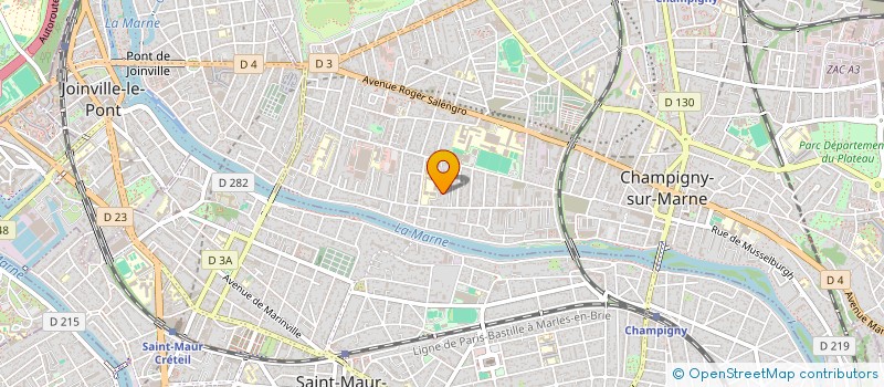 localisation de l'entreprise SCI MPS  CHAMPIGNY-SUR-MARNE