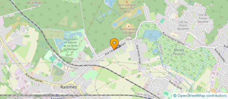 localisation de l'entreprise SCI MPS  RAISMES