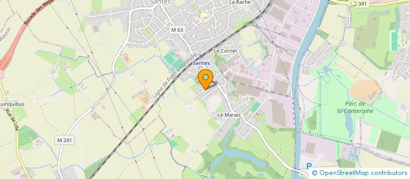 localisation de l'entreprise SCI MPSB  SANTES