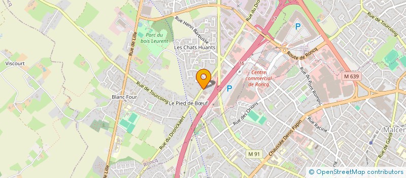 localisation de l'entreprise SCI MPV à RONCQ