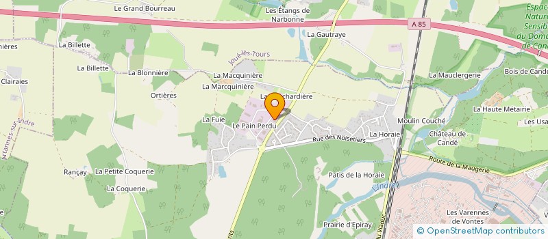 localisation de l'entreprise SCI MPV IMMOBILIER  MONTS