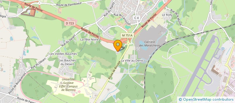 localisation de l'entreprise SCI MPZ à BOUGUENAIS