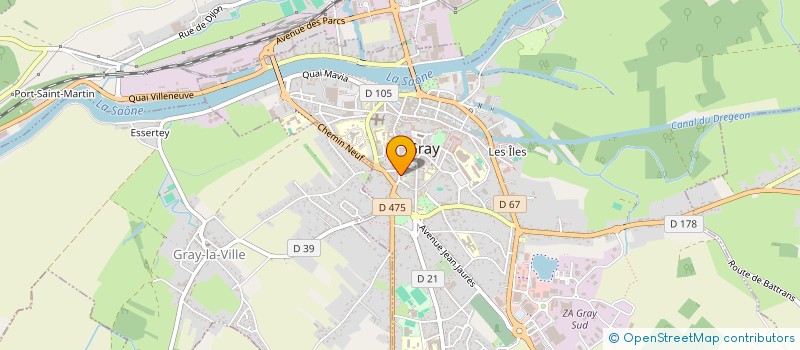 localisation de l'entreprise SCI MPZ  SAUVIGNEY-LES-GRAY