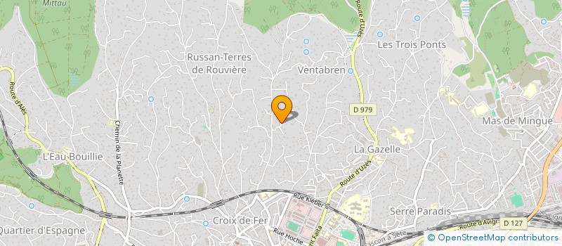 localisation de l'entreprise SCI MQ  NIMES